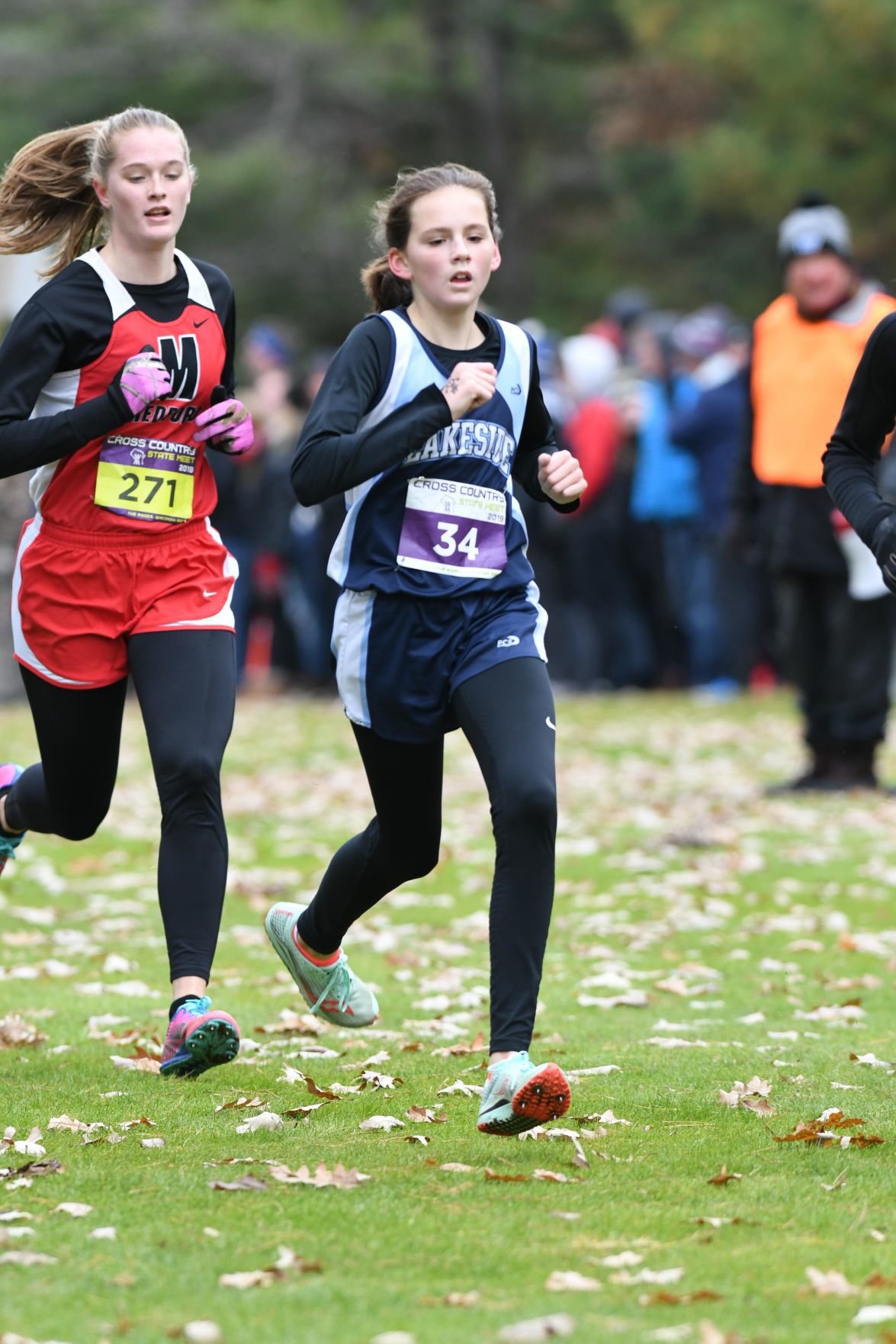 WIAA state cross country photo: Abigail Minning, Lakeside Lutheran